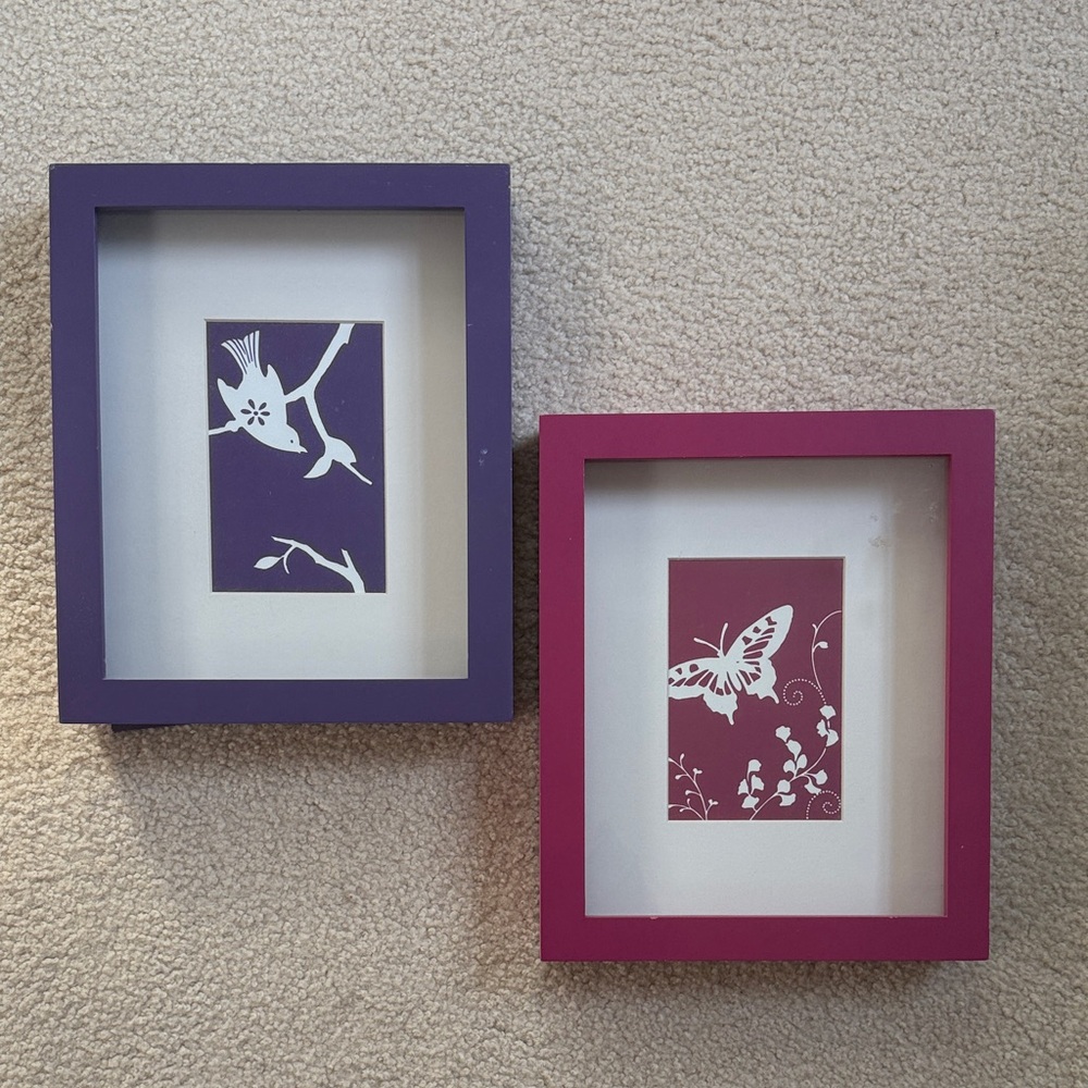 2 shadow boxes